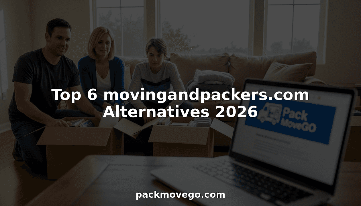 Top 6 movingandpackers.com Alternatives 2026