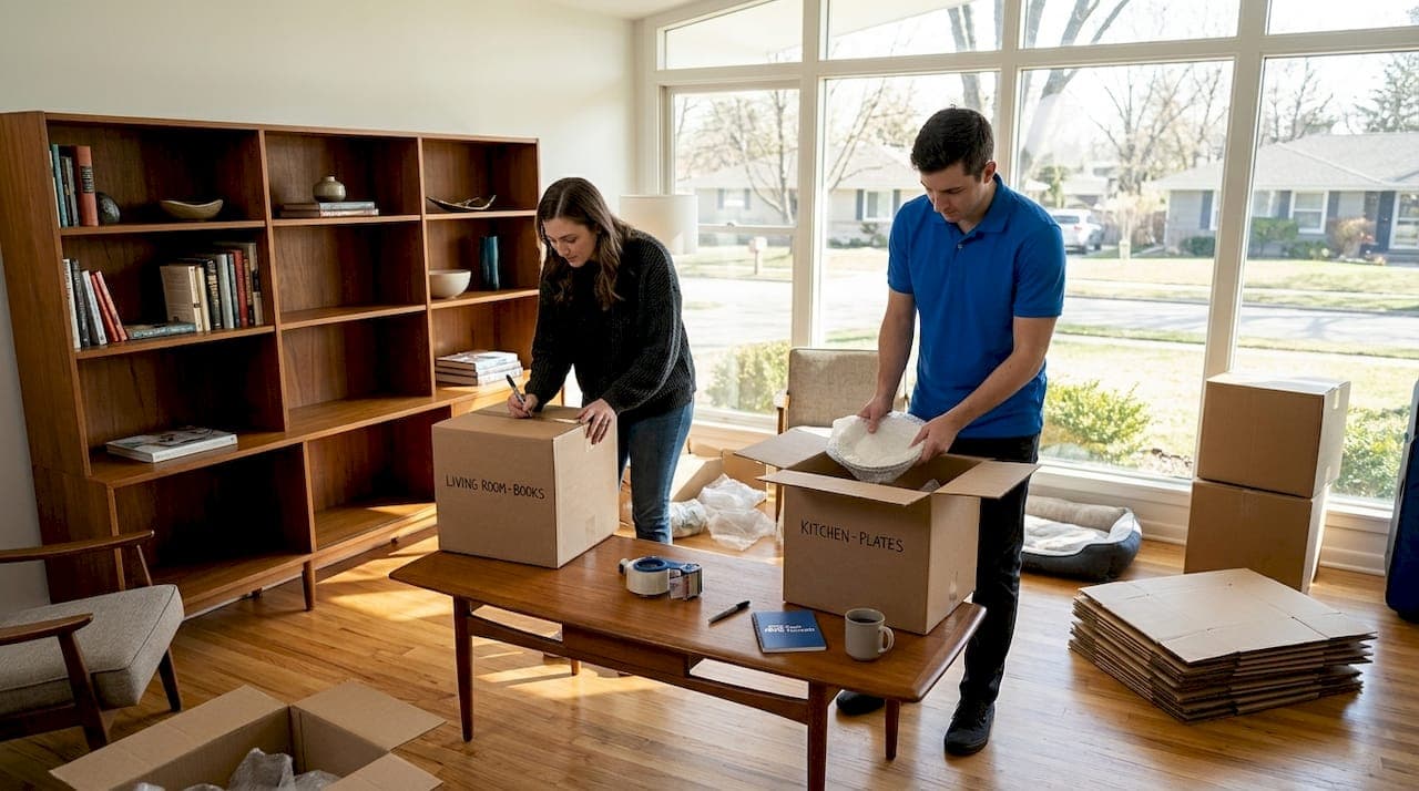 Storage packing process: step-by-step guide for smooth moves