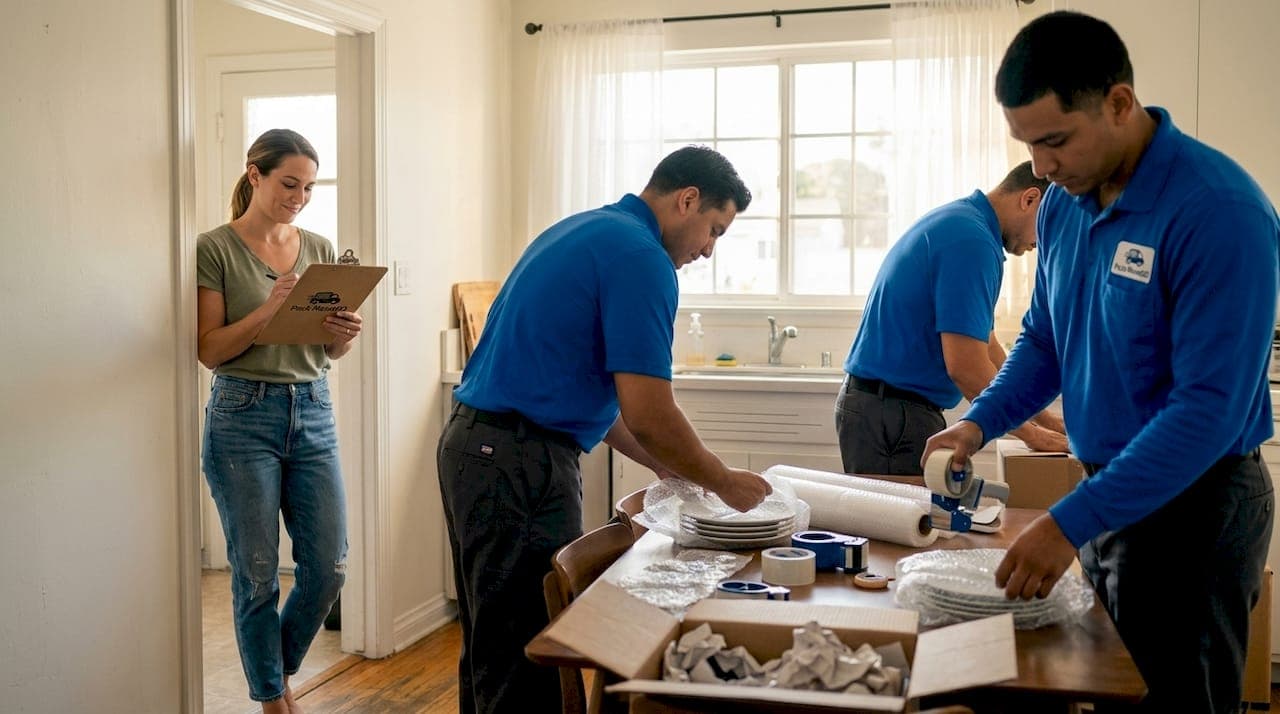 What packing assistance means for your California move