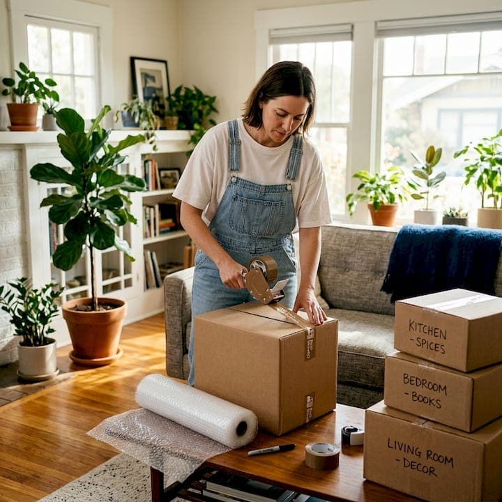 The role of packing in a smooth California move